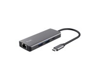Trust Dalyx USB Tipo C 1000 Mbit/s Plata