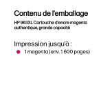 HP 963XL Cartouche d'encre magenta authentique, grande capacité