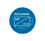 Kensington Filtro magnético de privacidad MagPro para portátiles de 14" (16:10)