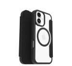 OtterBox React Folio MagSafe Series pour Apple iPhone 17, noir Crystal, transparente/noir