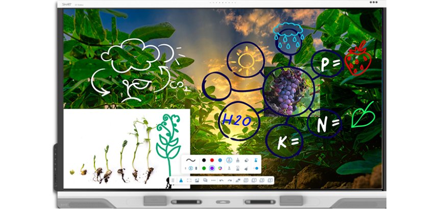 SMART Technologies RX286 tableau blanc interactif 2,18 m (86") 3840 x 2160 pixels Écran tactile USB / Bluetooth