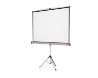 Écran projection nobo trépied format 16/10 inclinaison repliable poids 10.08kg 175x1150cm