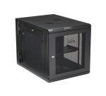 StarTech.com Armadio Rack 19" 12U a 4 Montanti, Server Rack 19 pollici Mobile con Ripiano 1U e pannelli laterali romovibili con serratura. Rack Dati con Profondità Regolabile