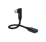 Conceptronic ABBY19B adattatore per inversione del genere dei cavi USB-C USB-A Nero