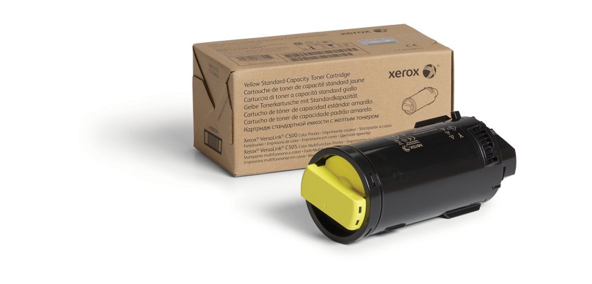 Xerox Cartouche de toner Jaune de Capacité standard Imprimante couleur ® VersaLink® C500/multifonctions ® VersaLink® C505 (2400 pages) - 106R03861