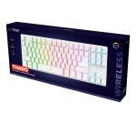 Trust GXT 831W tastiera Gaming Wireless a RF + USB AZERTY Italiano Bianco