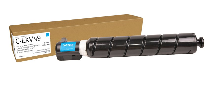 Toner remanufacturé Cyan Everyday™ de Xerox compatible avec Canon C-EXV49 (8525B002), Capacité standard
