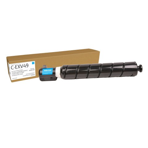 Tóner Everyday™ Cian remanufacturado de Xerox es compatible con Canon C-EXV49 (8525B002), Capacidad estándar