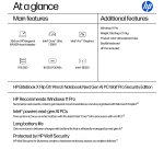 HP EliteBook X Flip G1i Next Gen AI Wolf Pro Security Edition Copilot+ PC Intel Core Ultra 7 256V Hybrid (2-in-1) 35.6 cm (14") Touchscreen WUXGA 16 GB LPDDR5x-SDRAM 1 TB SSD Wi-Fi 7 (802.11be) Windows 11 Pro Blue