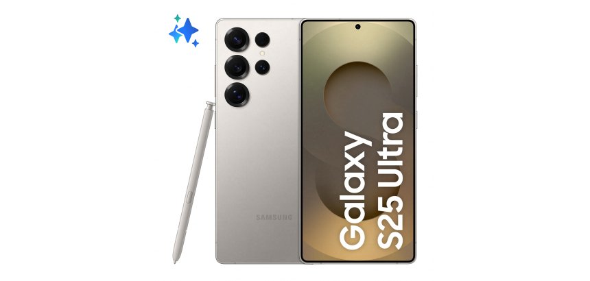 Samsung Galaxy S25 Ultra 17.5 cm (6.9") Dual SIM Android 15 5G USB Type-C 12 GB 256 GB 5000 mAh Gray, Titanium