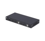 StarTech.com Switch KVM DisplayPort 2 Ports avec Matrice Vidéo Double Vue, 4K 60Hz, Hub 4x Ports USB, Commutateur KVM, Commutation par Touche de Raccourci, Matrice KVM DP 1.2, Conforme TAA