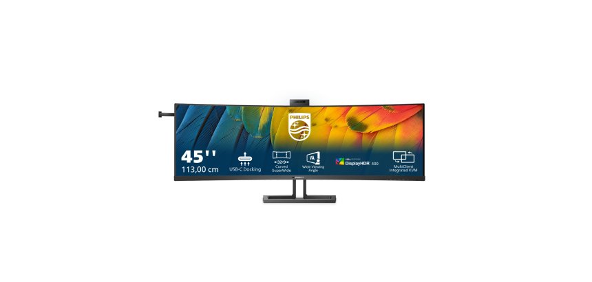 Philips 6000 series 45B1U6900CH/00 computer monitor 113 cm (44.5") 5120 x 1440 pixels UltraWide Dual Quad HD LED Black