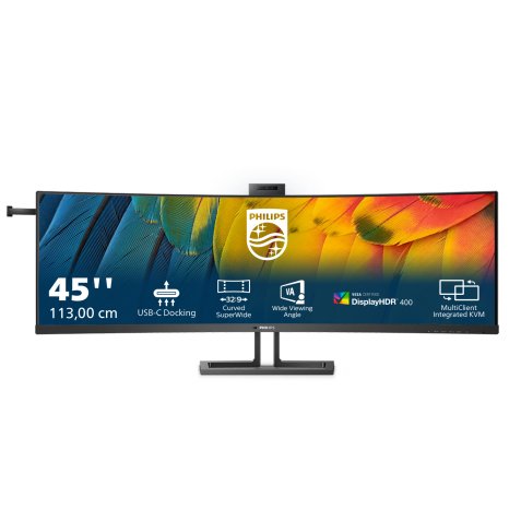 Philips 6000 series 45B1U6900CH/00 LED display 113 cm (44.5") 5120 x 1440 pixels UltraWide Dual Quad HD Noir