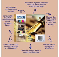 Epson Pen and crossword Singlepack Cyan 16XL DURABrite Ultra