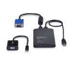 StarTech.com Adaptateur de PC Portable pour Crash Cart, Console KVM USB/VGA/Mini DisplayPort, Transfert de Fichiers et Capture Vidéo, Conforme TAA
