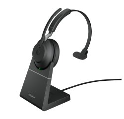 Jabra Evolve2 65 Auriculares Inalámbrico Diadema Oficina/Centro de llamadas USB tipo A Bluetooth Base de carga Negro