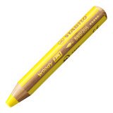 Woody 3in1 crayon de couleur multi-surfaces mine extra-large (10 mm) - Jaune