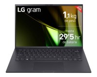 LG Gram 14Z90S Intel Core Ultra 5 125H Portátil 35,6 cm (14") WUXGA 16 GB LPDDR5-SDRAM 512 GB SSD Wi-Fi 6E (802.11ax) Windows 11 Pro Español Negro