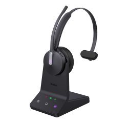 Yealink WH64 Mono Teams Headset Auricolare Wireless A Padiglione Ufficio USB tipo-C Bluetooth Nero