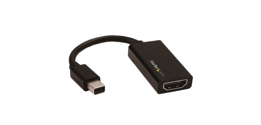 StarTech.com Adaptador Mini DisplayPort a HDMI - Conversor de Vídeo Activo mDP 1.4 a HDMI 2.0 - 4K 60Hz - Mini DP o Thunderbolt 1/2 Mac/PC a Monitor/TV HDMI - Dongle mDP a HDMI