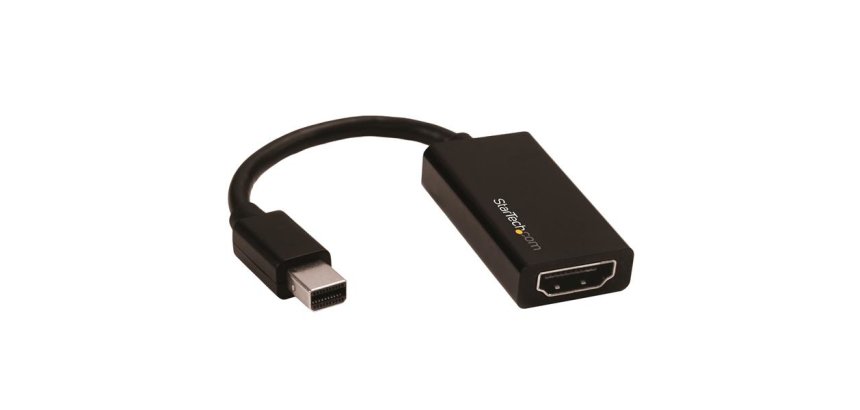 StarTech.com Mini DisplayPort naar HDMI adapter, Actieve mDP 1.4 naar HDMI 2.0 Converter, 4k 60Hz, Mini DP of Thunderbolt 1/2 Mac/PC naar HDMI Monitor/TV/Display, mDP naar HDMI Dongle