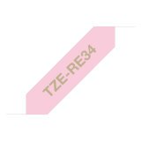 Ruban satin Or/Rose 12mmx4m TZE-RE34