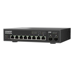QNAP QSW-L3208-2C6T commutateur réseau Géré L2 10G Ethernet (100/1000/10000) Bureau Noir