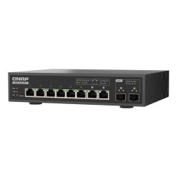 QNAP QSW-L3208-2C6T commutateur réseau Géré L2 10G Ethernet (100/1000/10000) Bureau Noir