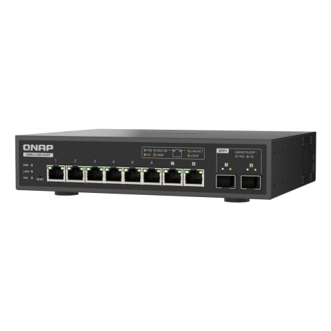 QNAP QSW-L3208-2C6T commutateur réseau Géré L2 10G Ethernet (100/1000/10000) Bureau Noir