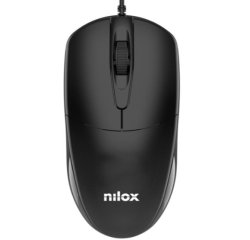 Nilox MOUSB1011 ratón Oficina USB tipo A Óptico 1200 DPI