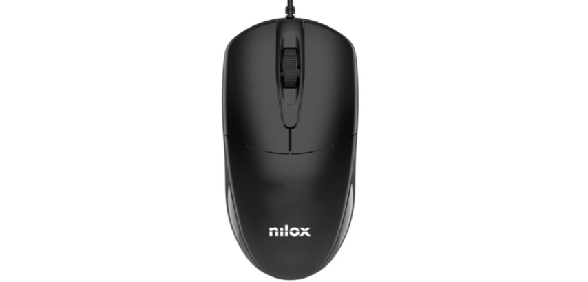 Nilox MOUSB1011 mouse Ufficio USB tipo A Ottico 1200 DPI