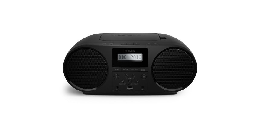 Philips TAZ6000/10 CD player Black Portable CD player