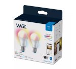 WiZ Lampadina 8 W (Eq. 60 W) A60 E27 x2