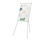 Chevalet conference nobo premium plus trepied surface  magnetique acier laque        tableau effacable 70x100cm