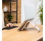 R-Go Tools Support ordinateur et tablette R-Go Treepod, ergonomique et modulaire, réglable, biosourcé