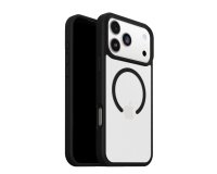 OtterBox React MagSafe Series pour Apple iPhone 17 Pro Max, noir Crystal, transparente/noir