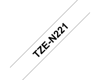 Brother TZe-N221 - niet-gelamelleerde tape - 1 cassette(s) - Rol (0,9 cm x 8 m)