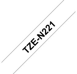 Brother TZe-N221 - non-laminated tape - 1 cassette(s) - Roll (0.9 cm x 8 m)