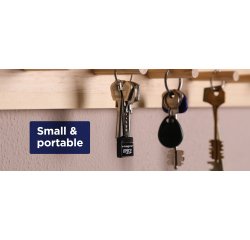 Integral INCRMSDMINIUSB lecteur de carte mémoire USB 2.0 Noir