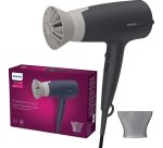 Philips Serie 3000 Asciugacapelli nero con accessorio ThermoProtect BHD351/10