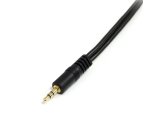 Cable 15cm Audio Splitter Divisor de Auriculares Mini-Jack 3,5mm Estéreo Macho a 2x Hembra