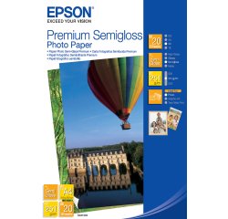 Epson Premium Semi-Gloss Photo Paper - A4 - 20 hojas