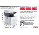 Xerox VersaLink B625 A4 61 ppm - Copie/Impression/Numérisation/Fax recto verso PS3 PCL5e/6 2 magasins 650 feuilles