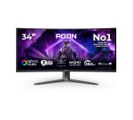 AOC AGP346UCSD écran plat de PC 86,4 cm (34") 3440 x 1440 pixels Wide Quad HD QD-OLED Noir