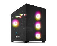 ERAZER Tank X15 (MD 340128) AMD Ryzen™ 7 7800X3D 32 Go DDR5-SDRAM 1 To SSD NVIDIA GeForce RTX 5060 Ti Windows 11 Home Tower PC Système de refroidissement liquide Noir