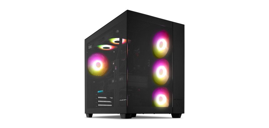 ERAZER Tank X15 (MD 340128) AMD Ryzen™ 7 7800X3D 32 Go DDR5-SDRAM 1 To SSD NVIDIA GeForce RTX 5060 Ti Windows 11 Home Tower PC Noir