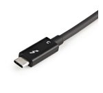 StarTech.com Thunderbolt naar Dual DisplayPort Adapter DP 1.4, Dual 4K 60Hz of Single 8K/5K Thunderbolt naar DP Converter, 2x DisplayPort Monitor Video Display Adapter - Mac & Windows