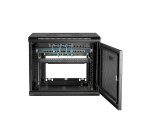 StarTech.com Armadio Rack 19" 9U a 2 Montanti a Muro - Server Rack 19 Pollici con Ripiano 1U per Switch e Dispositivi di Rete/AV/IT - Rack Dati Venitlato montabile a parete