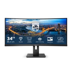 Philips B Line 346B1C/00 Monitor PC 86,4 cm (34") 3440 x 1440 Pixel Quad HD LCD Nero