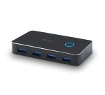 Lindy Switch de partage USB 3.0, 2 vers 4